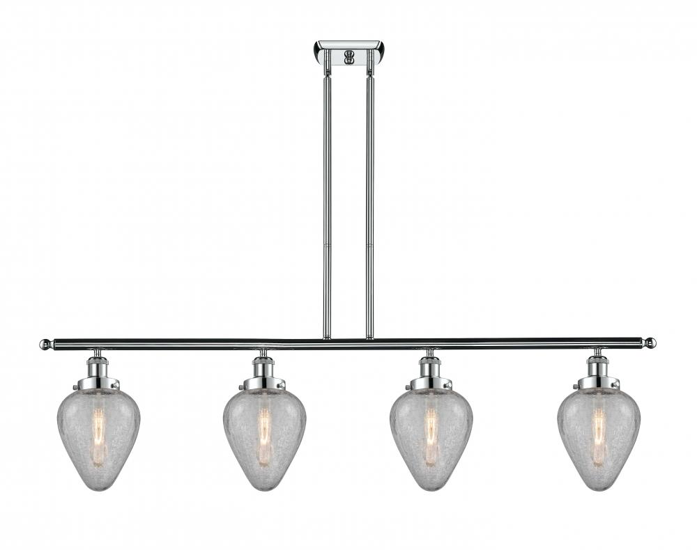 Geneseo - 4 Light - 48 inch - Polished Chrome - Stem Hung - Island Light