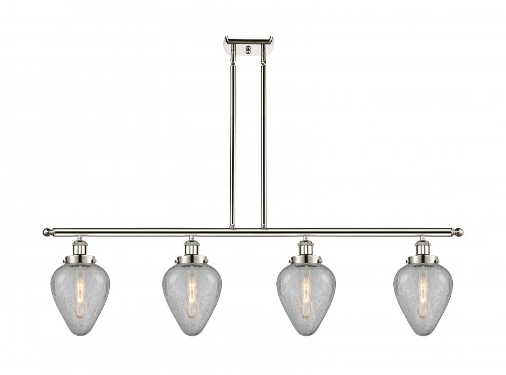 Geneseo - 4 Light - 48 inch - Polished Nickel - Stem Hung - Island Light