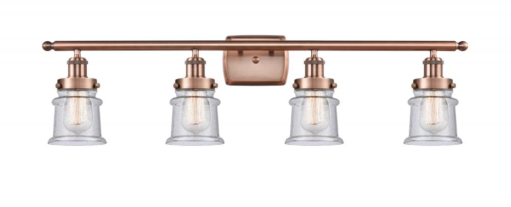 Canton - 4 Light - 36 inch - Antique Copper - Bath Vanity Light