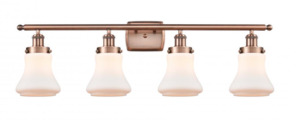 Bellmont - 4 Light - 36 inch - Antique Copper - Bath Vanity Light