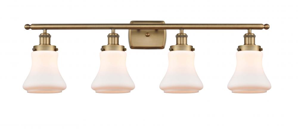 Bellmont - 4 Light - 36 inch - Brushed Brass - Bath Vanity Light