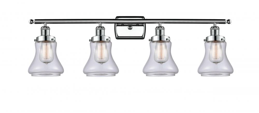 Bellmont - 4 Light - 36 inch - Polished Chrome - Bath Vanity Light