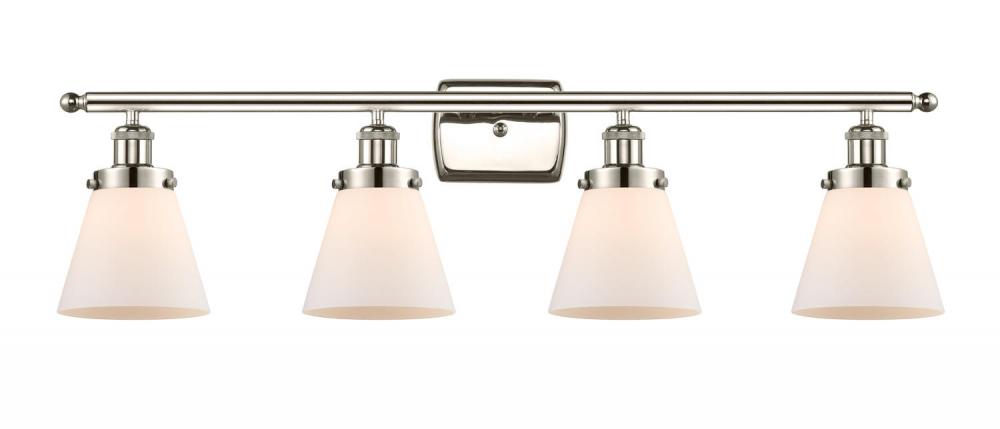 Small Cone 4 Light Bath Vanity Light