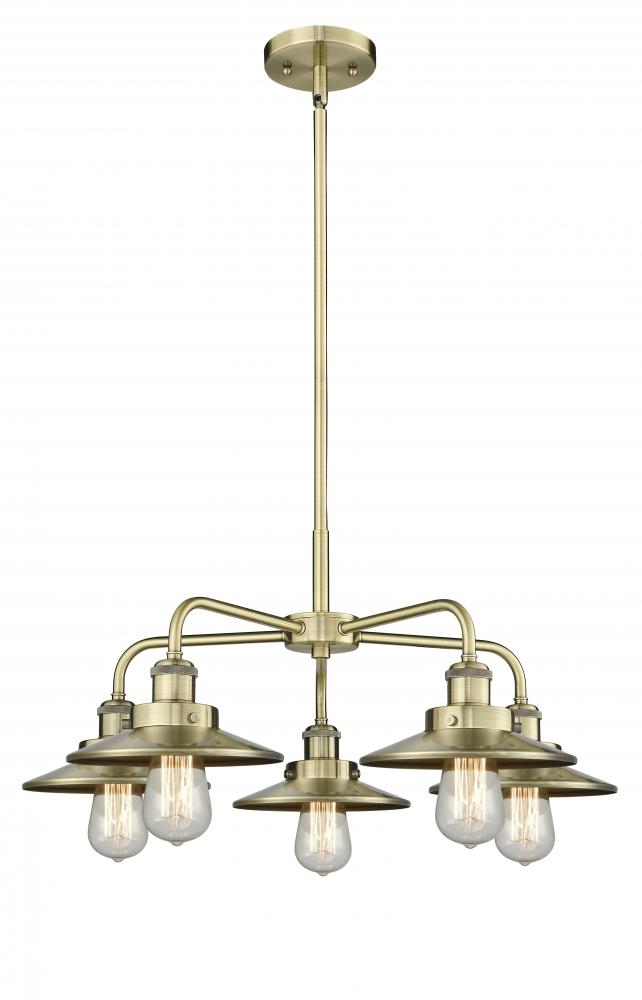 Ballston Urban Antique Brass Chandelier