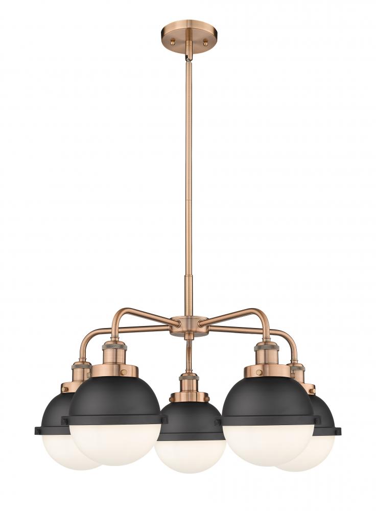 Ballston Urban - 5 Light - 26 inch - Antique Copper - Chandelier