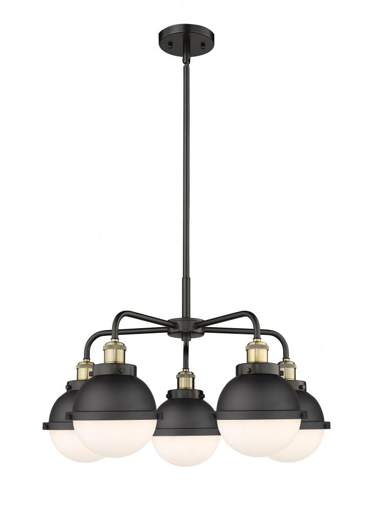 Ballston Urban - 5 Light - 26 inch - Black Antique Brass - Chandelier