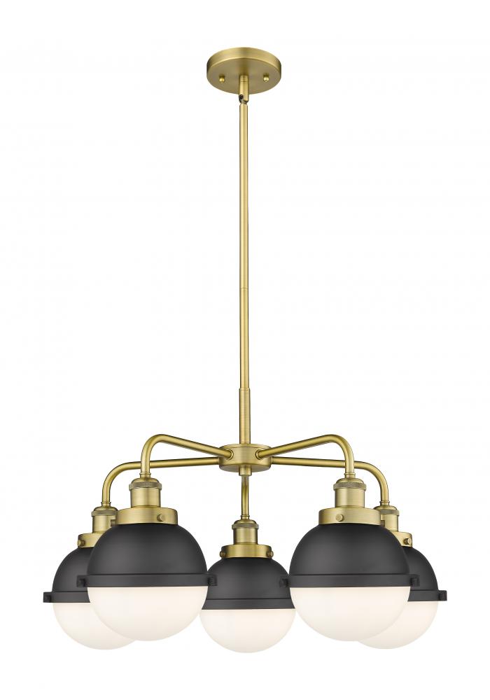 Ballston Urban - 5 Light - 26 inch - Brushed Brass - Chandelier