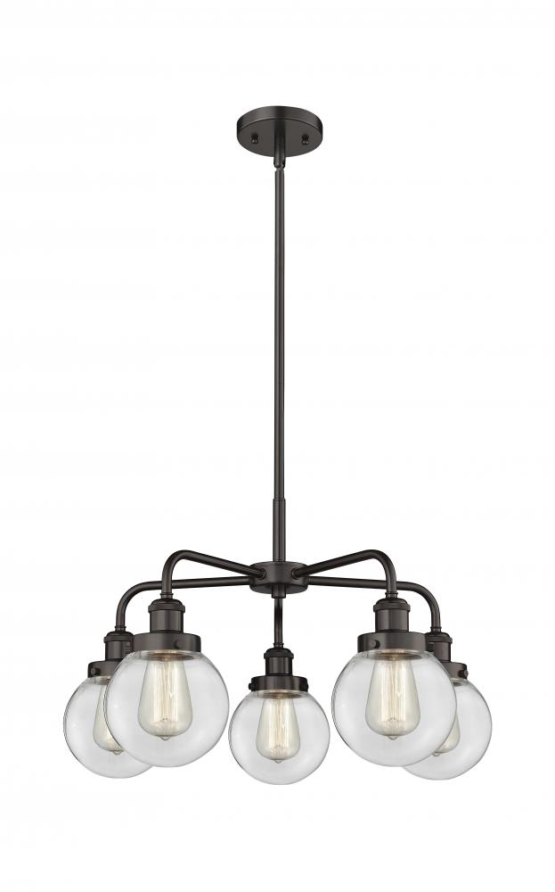 Beacon - 5 Light - 25 inch - Oil Rubbed Bronze - Chandelier