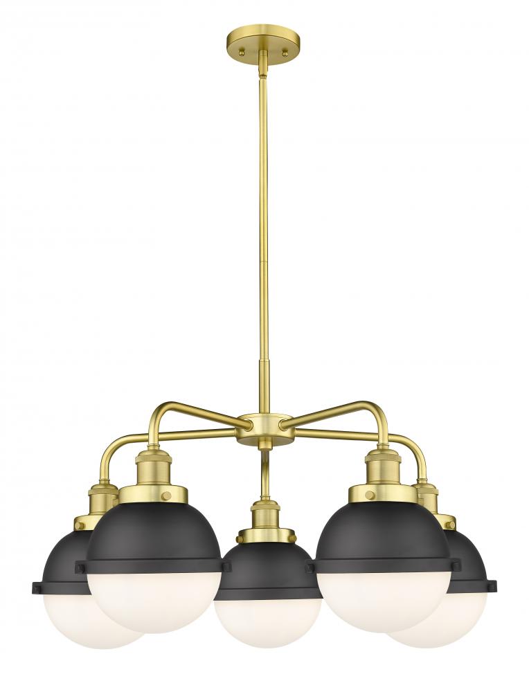 Ballston Urban - 5 Light - 26 inch - Satin Gold - Chandelier