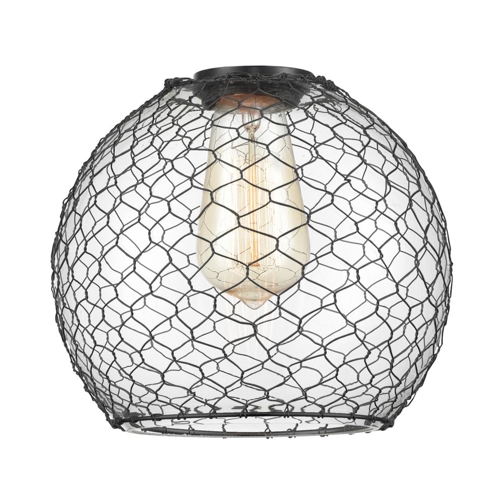 Farmhouse Chicken Wire Glass