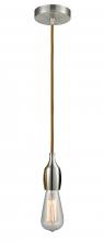 Innovations Lighting 100SN-10CR-3SN - Chelsea - 1 Light - 2 inch - Satin Nickel - Cord hung - Mini Pendant