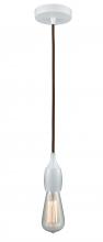 Innovations Lighting 100W-10BR-3W - Chelsea - 1 Light - 2 inch - White - Cord hung - Mini Pendant