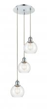 Innovations Lighting 113B-3P-PC-G122-6 - Athens - 3 Light - 12 inch - Polished Chrome - Cord Hung - Multi Pendant