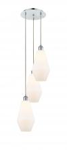 Innovations Lighting 113B-3P-PC-G651-7 - Cindyrella - 3 Light - 14 inch - Polished Chrome - Cord Hung - Multi Pendant