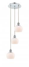 Innovations Lighting 113B-3P-PC-G91 - Fenton - 3 Light - 13 inch - Polished Chrome - Cord Hung - Multi Pendant