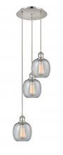 Innovations Lighting 113B-3P-PN-G104 - Belfast - 3 Light - 13 inch - Polished Nickel - Cord Hung - Multi Pendant