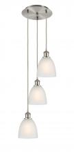 Innovations Lighting 113B-3P-SN-G381 - Castile - 3 Light - 13 inch - Brushed Satin Nickel - Cord Hung - Multi Pendant