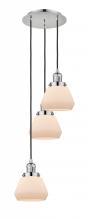 Innovations Lighting 113F-3P-PN-G171 - Fulton - 3 Light - 14 inch - Polished Nickel - Cord hung - Multi Pendant