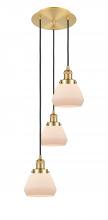 Innovations Lighting 113F-3P-SG-G171 - Fulton - 3 Light - 14 inch - Satin Gold - Cord hung - Multi Pendant