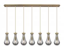 Innovations Lighting 127-451-1P-BB-G451-5SM - Owego - 7 Light - 49 inch - Brushed Brass - Linear Pendant