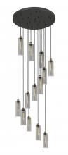 Innovations Lighting 132BK-B-13P-BB-G434-12SM - Crown Point - 13 Light - 32 inch - Brushed Brass - Multi Pendant