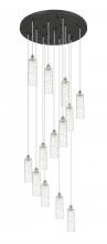 Innovations Lighting 132BK-B-13P-SN-G434-12DE - Crown Point - 13 Light - 32 inch - Brushed Satin Nickel - Multi Pendant