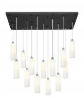 Innovations Lighting 154BK-B-13P-PN-G434-12WH - Crown Point - 13 Light - 54 inch - Polished Nickel - Multi Pendant