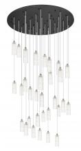 Innovations Lighting 160BK-B-31P-SN-G434-12DE - Crown Point - 31 Light - 60 inch - Brushed Satin Nickel - Multi Pendant