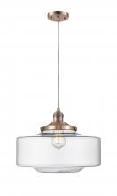 Innovations Lighting 201C-AC-G692-16 - Bridgeton - 1 Light - 16 inch - Antique Copper - Cord hung - Mini Pendant