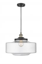 Innovations Lighting 201C-BAB-G692-16 - Bridgeton - 1 Light - 16 inch - Black Antique Brass - Cord hung - Mini Pendant