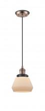 Innovations Lighting 201CBP-ACBK-G171 - Fulton 1 Light Mini Pendant