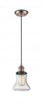 Innovations Lighting 201CBP-ACBK-G194 - Bellmont 1 Light Mini Pendant