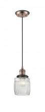 Innovations Lighting 201CBP-ACBK-G302 - Colton 1 Light Mini Pendant