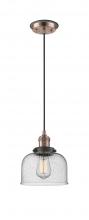 Innovations Lighting 201CBP-ACBK-G74 - Large Bell 1 Light Mini Pendant