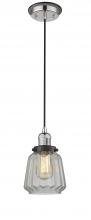 Innovations Lighting 201CBP-PNBK-G142 - Chatham 1 Light Mini Pendant