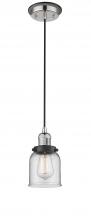 Innovations Lighting 201CBP-PNBK-G52 - Small Bell 1 Light Mini Pendant