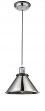 Innovations Lighting 201CBP-PNBK-M10-PN - Briarcliff 1 Light Mini Pendant