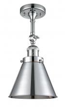 Innovations Lighting 201F-PC-M13-PC - Appalachian - 1 Light - 8 inch - Polished Chrome - Semi-Flush Mount