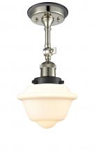 Innovations Lighting 201FBP-PNBK-G531 - Small Oxford 1 Light Semi-Flush Mount