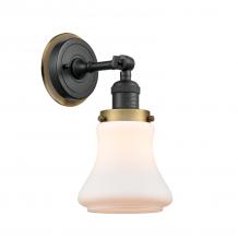 Innovations Lighting 203BK-BPBB-HRBB-G191 - Bellmont 1 Light Mixed Metals Sconce