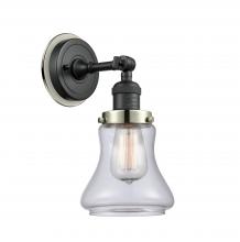 Innovations Lighting 203BK-BPPN-HRPN-G192 - Bellmont 1 Light Mixed Metals Sconce