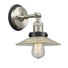 Innovations Lighting 203SN-BPBK-HRBK-G2 - Halophane 1 Light Mixed Metals Sconce