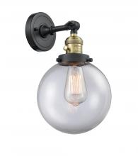 Innovations Lighting 203SW-BAB-G202-8-LED - Beacon - 1 Light - 8 inch - Black Antique Brass - Sconce