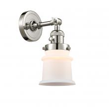 Innovations Lighting 203SW-PN-G181S-LED - Canton - 1 Light - 5 inch - Polished Nickel - Sconce