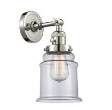 Innovations Lighting 203SW-PN-G182-LED - Canton - 1 Light - 7 inch - Polished Nickel - Sconce