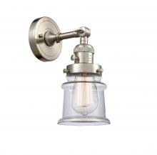 Innovations Lighting 203SW-SN-G182S-LED - Canton - 1 Light - 5 inch - Brushed Satin Nickel - Sconce