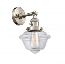 Innovations Lighting 203SW-SN-G532 - Oxford - 1 Light - 8 inch - Brushed Satin Nickel - Sconce