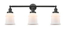 Innovations Lighting 205-BK-G181 - Canton - 3 Light - 30 inch - Matte Black - Bath Vanity Light