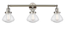 Innovations Lighting 205-PN-G324 - Olean - 3 Light - 31 inch - Polished Nickel - Bath Vanity Light