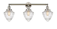 Innovations Lighting 205-PN-G664-7 - Bullet - 3 Light - 34 inch - Polished Nickel - Bath Vanity Light